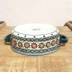ポーリッシュポタリー WIZA ラウンドキャセロール 16cm W236-34