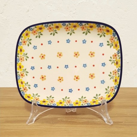 ポーリッシュポタリー CERAMIKA ARTYSTYCZNA スクエアディッシュ 18cm CA159-2225X