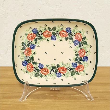 ポーリッシュポタリー CERAMIKA ARTYSTYCZNA スクエアディッシュ 18cm CA159-1535X