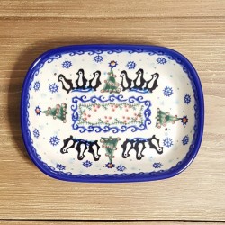 ポーリッシュポタリー VENA オリーブ皿16.5cm V172-U232
