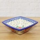 ポーリッシュポタリー VENA 正方形ボウル16cm V223-U070