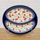 ポーリッシュポタリー CERAMIKA ARTYSTYCZNA 仕切り皿 25cm CA497-2715X