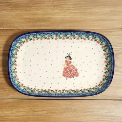 ポーリッシュポタリー CERAMIKA ARTYSTYCZNA オーバル プレート 26.5cm CA392-4893X