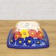 ポーリッシュポタリー VENA 正方形ボウル16cm V223-U540