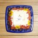 ポーリッシュポタリー VENA 正方形ボウル16cm V223-U540