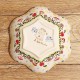 ポーリッシュポタリー VENA 花びら型ボウル20cm_V446-C123