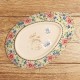 ポーリッシュポタリー VENA たまご型プレート25cm_V191-A1-589