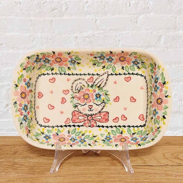 ポーリッシュポタリー VENA 長皿(深め)23cm_V107-A1-589