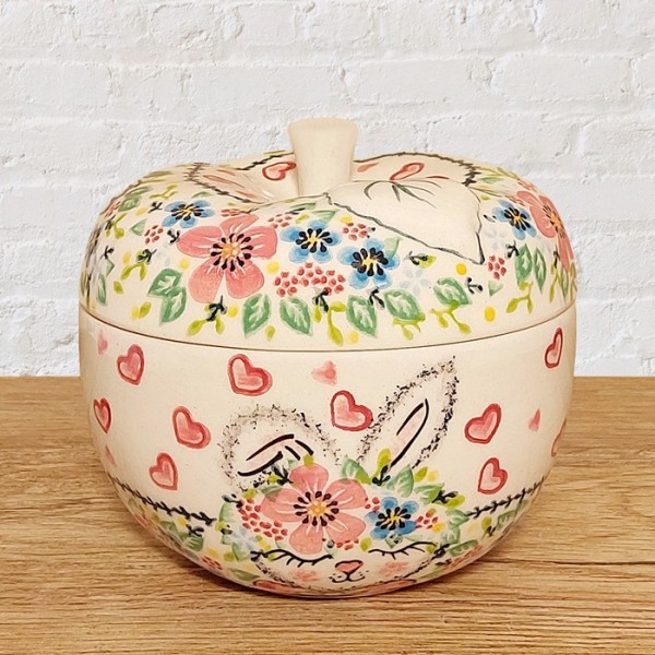 ポーリッシュポタリー VENA りんごポット_V356-A1-589