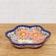 ポーリッシュポタリー VENA 花びら型ボウルφ17cm_V445-A509