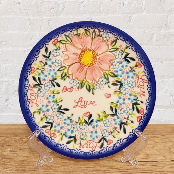 ポーリッシュポタリーVENA平皿17.5cm_V195-U496