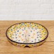 ポーリッシュポタリーCERAMIKA ARTYSTYCZNA仕切り皿φ17cm_CAD29-2225X