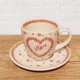 ポーリッシュポタリーVENAカップ＆ソーサー200ml_V876-C1406