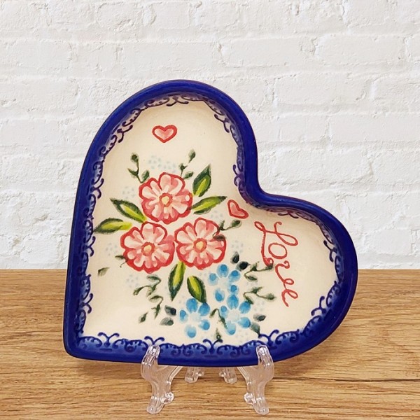 ポーリッシュポタリー VENA ハートプレート_V392-C125