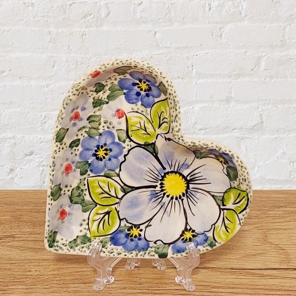 ポーリッシュポタリー VENA ハートプレート_V392-A524