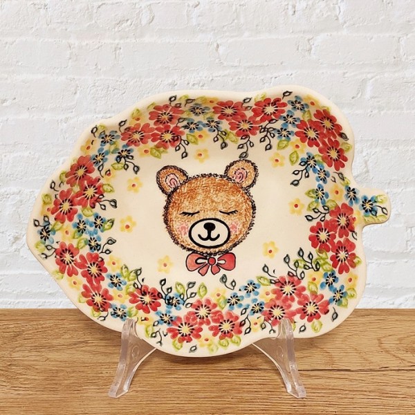 ポーリッシュポタリー VENA リーフボウル21cm_V160-A631