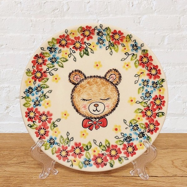 ポーリッシュポタリーVENA平皿17.5cm_V195-A631