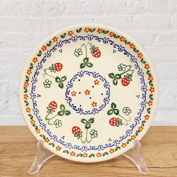 ポーリッシュポタリーVENA平皿17.5cm_V195-C131