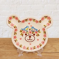 ポーリッシュポタリー VENA くまさん型豆皿_V661-C414