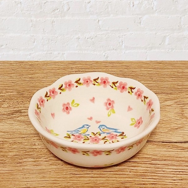 ポーリッシュポタリー VENA 小薬味皿φ10.5cm_V513-A574