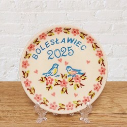 ポーリッシュポタリー VENA 豆皿φ10cm_V372-C414