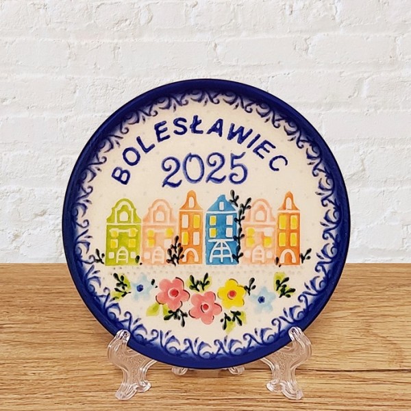 ポーリッシュポタリー VENA 豆皿φ10cm_V372-U999