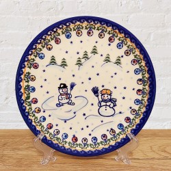 ポーリッシュポタリー VENA 平皿φ19.5cm_V132-A233