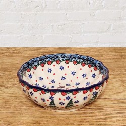 ポーリッシュポタリーARTYSTYCZNAフリルボウルφ12cm_CA23-U4661