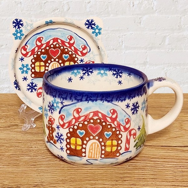 ポーリッシュポタリー VENA ソーサー＆カップ200ml_V673/674-U1-757