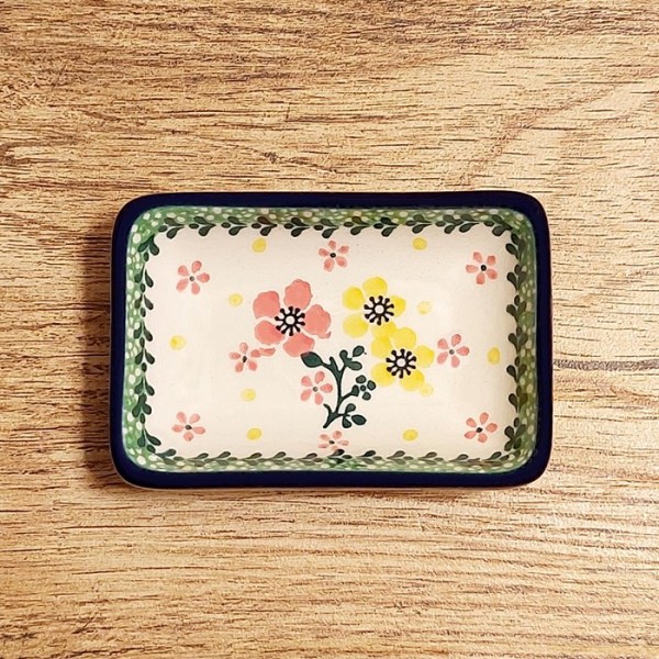 ポーリッシュポタリー CERAMIKA ARTYSTYCZNA スクエアミニボウル50ml_C20-2355X