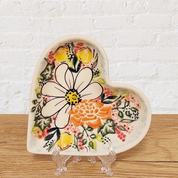 ポーリッシュポタリー VENA ハートプレート_V392-A552