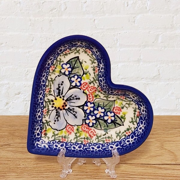 ポーリッシュポタリー VENA ハートプレート_V392-A507