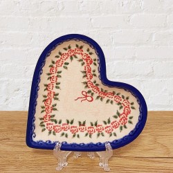 ポーリッシュポタリー VENA ハートプレート_V392-U455