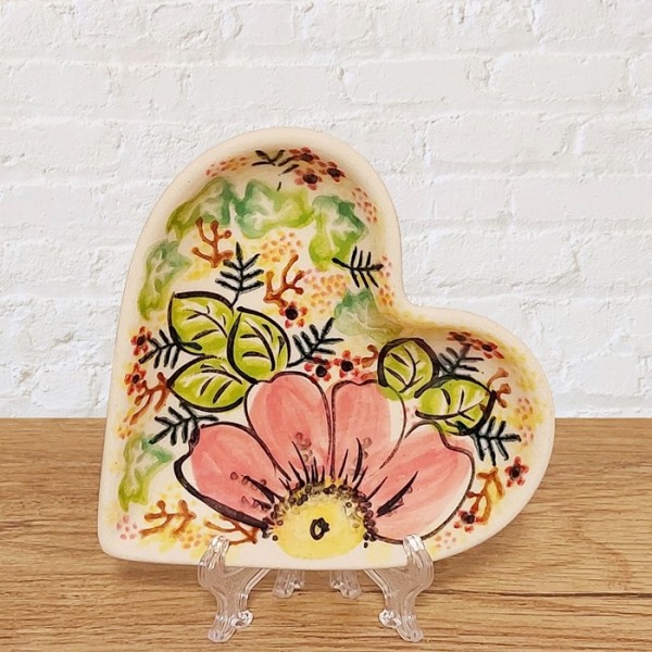 ポーリッシュポタリー VENA ハートプレート_V392-A532