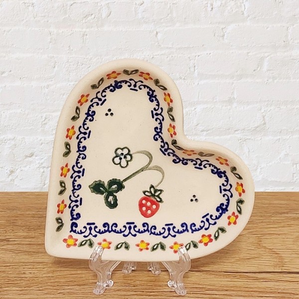 ポーリッシュポタリー VENA ハートプレート_V392-C131