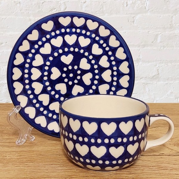 ポーリッシュポタリー CERAMIKA ARTYSTYCZNA カップ ＆ ソーサー200ml_CA466-375EX