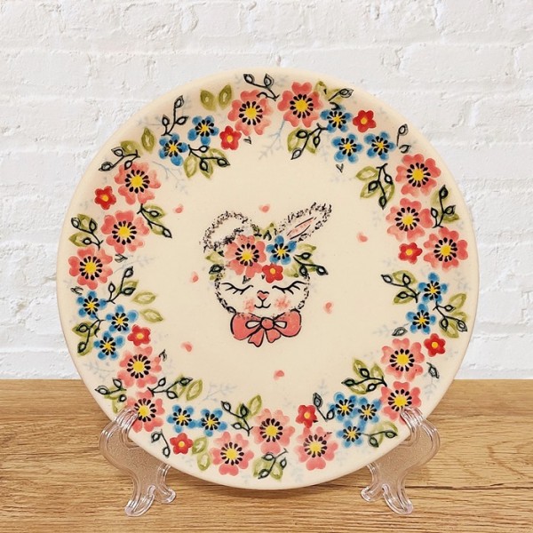 ポーリッシュポタリーVENA 平皿φ17.5cm_V195-A629