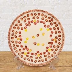 ポーリッシュポタリーVENA平皿φ17.5cm_V195-C416