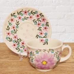 ポーリッシュポタリー VENA カップ＆ソーサー220ml_V033-U211