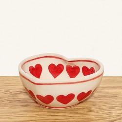 ポーリッシュポタリー MANUFAKTURA ハート型ボウル_M187-SR