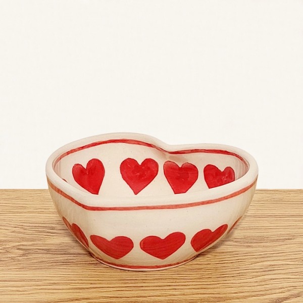 ポーリッシュポタリー MANUFAKTURA ハート型ボウル_M187-SR