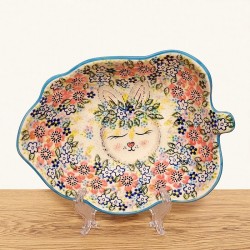 ポーリッシュポタリー VENAリーフボウル21cm_V160-A574