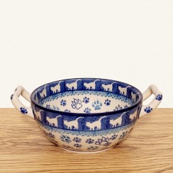 ポーリッシュポタリー CERAMIKA ARTYSTYCZNA 取手付ボウルφ12cm_CAC61-1771X