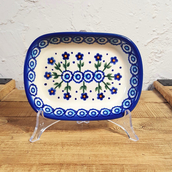 ポーリッシュポタリー VENA オリーブ皿13cm V172-C029 ポーランド食器