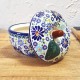 ポーリッシュポタリー BOLESLAWIEC りんごポット 12.0cm GU1425-DU126
