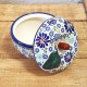 ポーリッシュポタリー BOLESLAWIEC りんごポット 12.0cm GU1425-DU126