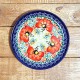 ポーリッシュポタリー BOLESLAWIEC 平皿φ16cm GU818-ART296